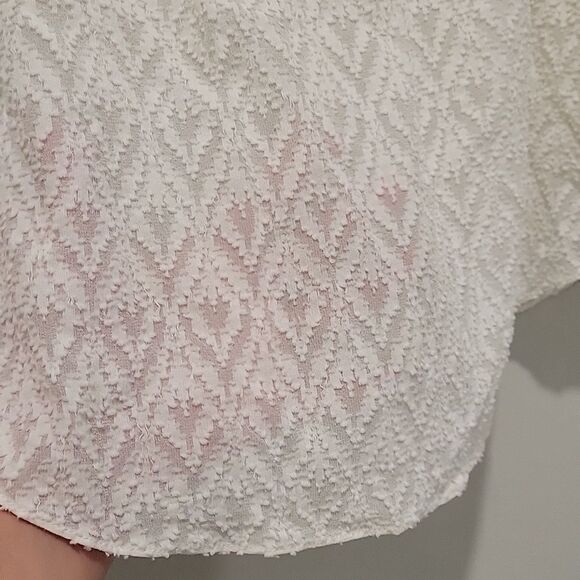 Rebecca Taylor emroidered silk blouse sz 6 - Picture 6 of 7